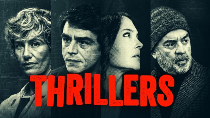 Photomontage avec plusieurs portraits de comédiens pour illustrer la collection